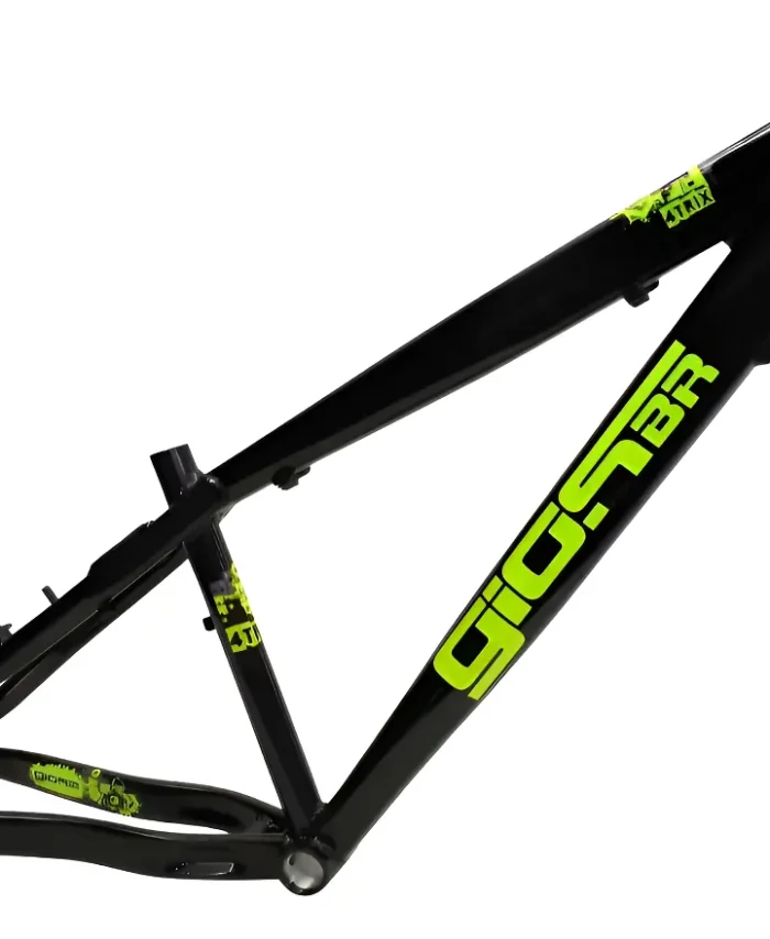 Quadro 26 Gios 4trix Tam. 14 Wheeling / Grau / Cor preto/ verde fluor