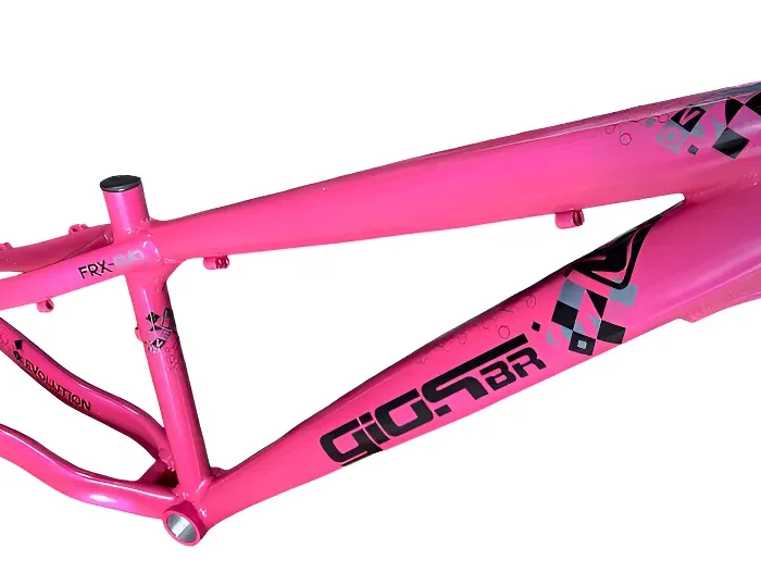 Quadro Gios Frx Evo Gancheira Horizontal Grau,wheeling,dirt, Cor Rosa Tamanho Del Quadro 13.5
