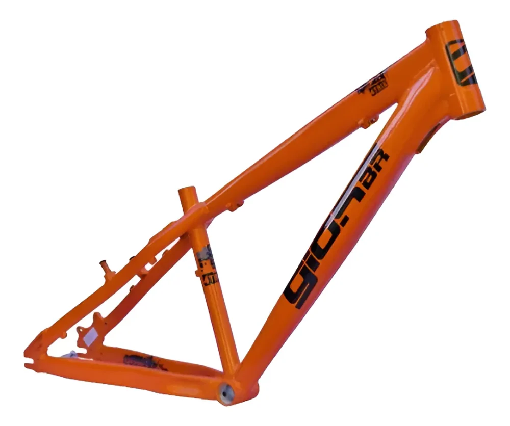 Quadro Gios 4trix 26 Reforçado Para Grau Wheeling Manobras Cor Laranja